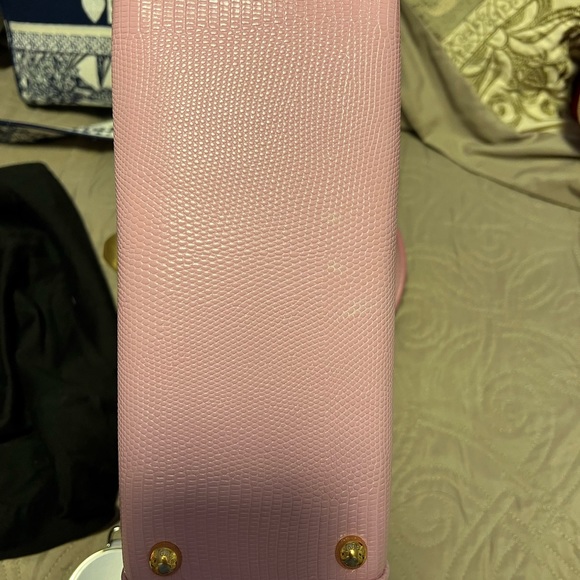 SOLD Dolce & Gabbana pink Lucia bag with bee decorated - Picture 13 of 16